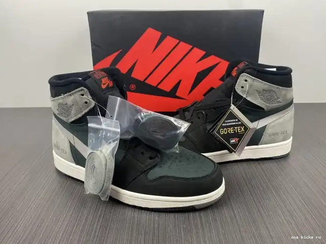 Chep Onekick Black Gore-Tex 1 Jordan High Grey Particle Retro Element DB2889-001 0326